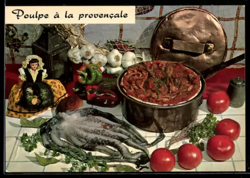AK Poulpe à la provencale, Speise und Rezept