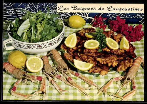 AK Les Beignets de langouistines, Speise und Rezept