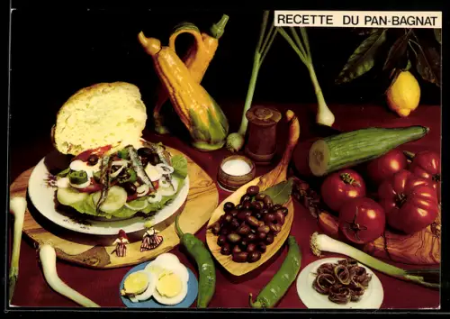 AK Le Pan Bagnat, Speise und Rezept