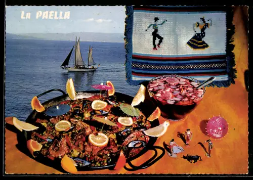 AK La Paella, Speise und Rezept