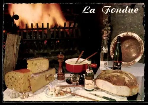 AK La Fondue, Speise und Rezept