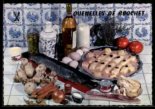 AK Les Quenelles de brochet, Speise und Rezept