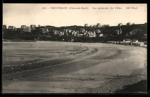 AK Trestraou /Côtes-du-Nord, Vue générale, les Villas