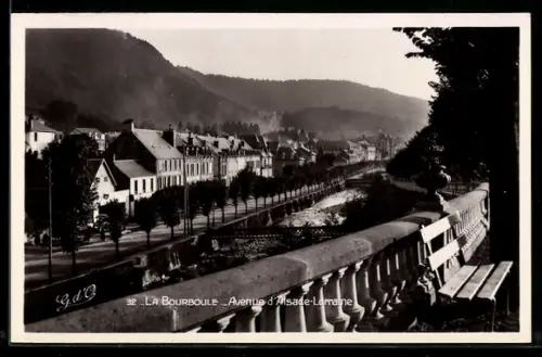 AK La Bourboule, Avenue d`Alsace-Lorraine