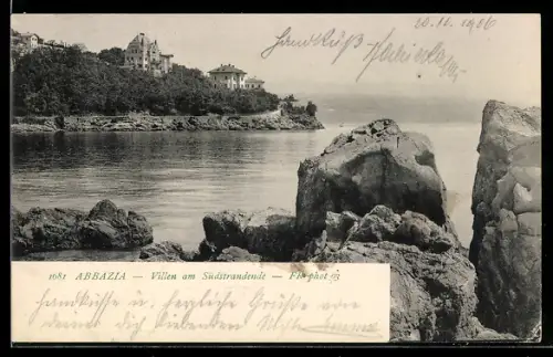 AK Abbazia, Villen am Südstrandende