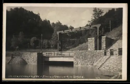 AK Urfeld, Walchenseekraftwerk, Einlaufbauwerk