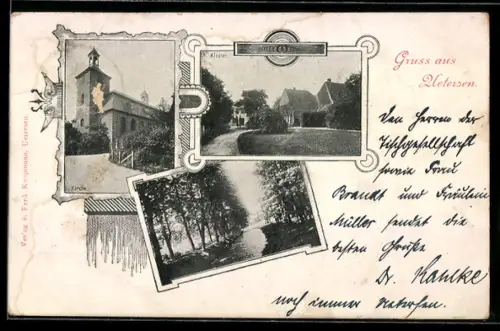 AK Uetersen, Kloster, Kirche, Graben