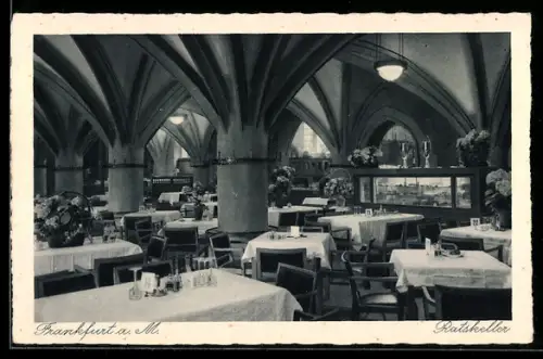 AK Frankfurt /Main, Ratskeller, Bes. L. Kessler