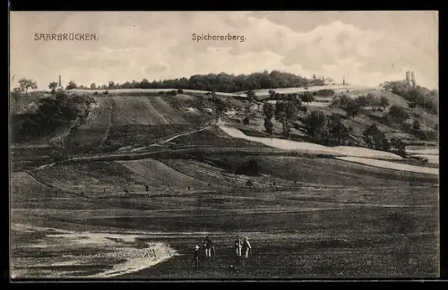 AK Saarbrücken, Spichererberg, Panorama