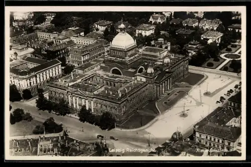 AK Leipzig, Reichsgericht, Fliegeraufnahme