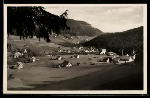 AK Obertal /Baiersbronn, Schwarzwaldlandschaft, Ortsansicht