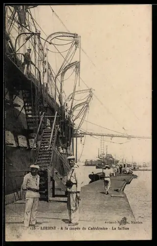 AK Lorient, A la coupée du Calédonien, La faction