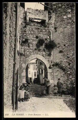 AK La Turbie, Porte Romaine