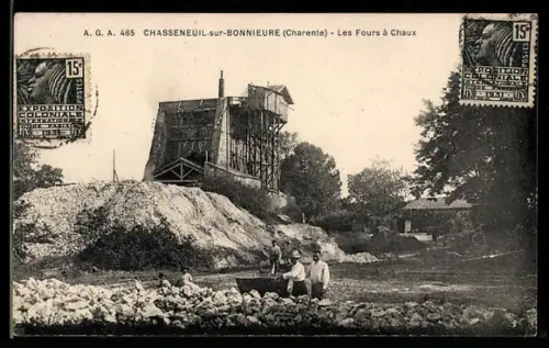 AK Chasseneuil-sur-Bonnieure /Charente, Les Fours à Chaux