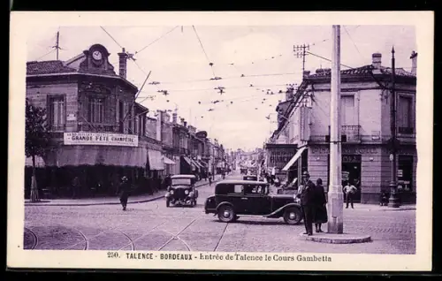 AK Talence /Bordeaux, Entrée de Talence le Cours Gambetta