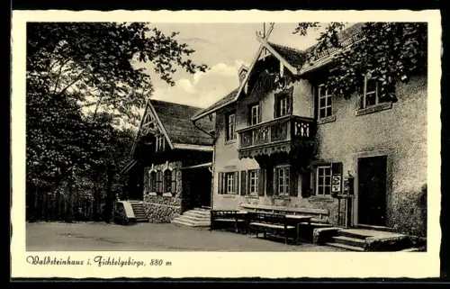 AK Zell /Fichtelgebirge, Forsthaus Waldsteinhaus, Gasthof