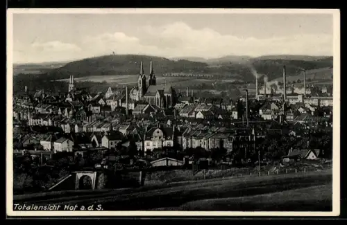 AK Hof a. d. S., Totalansicht
