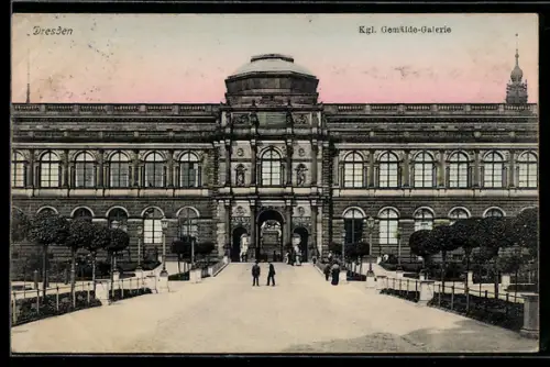 AK Dresden, Kgl. Gemälde-Galerie