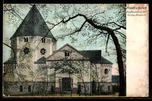 AK Friedrichsruh, Mausoleum des Fürsten Bismarck