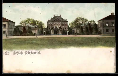 AK München-Fürstenried, Kgl. Schloss Fürstenried, Panorama