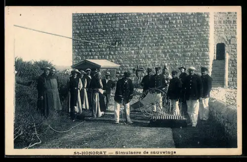 AK St-Honorat, Simulacre de sauvetage