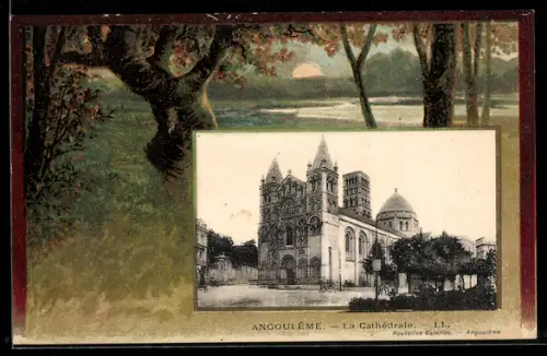 AK Angoulême, La Cathédrale