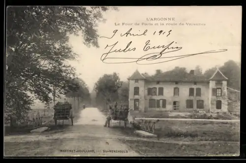 AK L`Argonne, Le Four de Paris et la route de Varennes