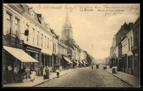AK La Bassée, Rue de la Porte d`Estaires