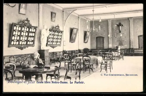AK Boulogne-s.-Mer, Ecole libre Notre-Dame, Le Parloir