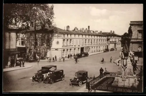 AK Saint Dizier /Hte-Marne, Grand Hotel du Soleil d`Or, Place Aristide-Briand