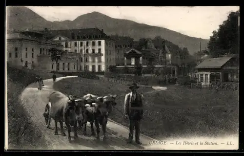 AK Uriage, Les Hôtels et la Station