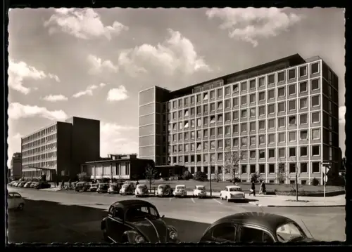 AK Braunschweig, Wilhelmstrasse, Regierungsgebäude, II-Finanzamt