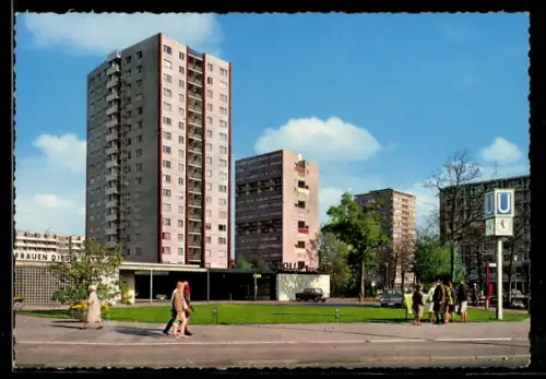 AK Berlin, Blick auf das Hansaviertel