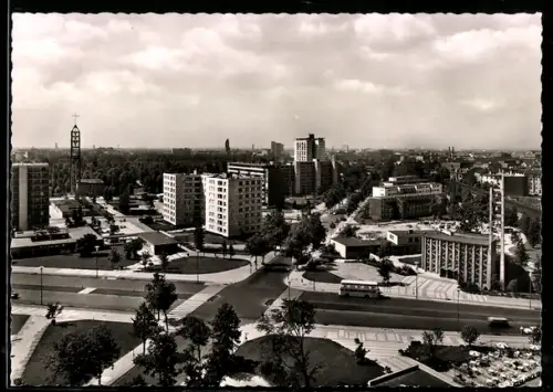 AK Berlin-Tiergarten, Hansaviertel von oben gesehen