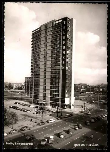 AK Berlin, Haus der Elektrizität, Bismarckstrasse