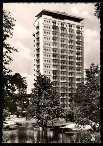 AK Berlin-Tiergarten, Hochhaus im Hansaviertel