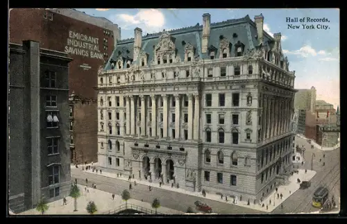 AK New York, NY, Hall of Records