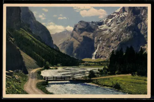 Foto-AK Emanuel Gyger: Kandersteg /Gasterntal, Hockenhorn und Wildelsigen