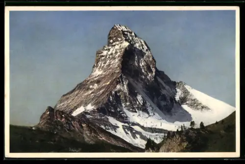 Foto-AK Emanuel Gyger: Zermatt, Matterhorn