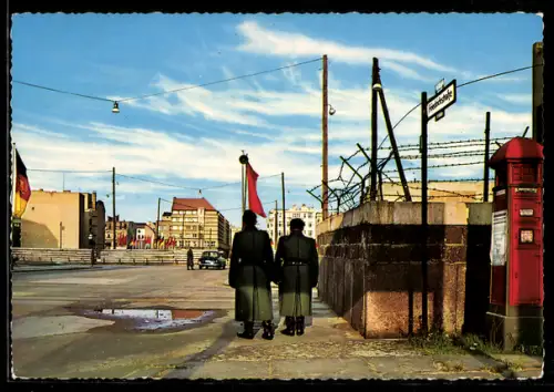 AK Berlin, Sektorengrenze am Checkpoint Charlie