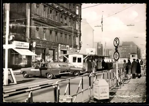AK Berlin, Grenze am Checkpoint Charlie