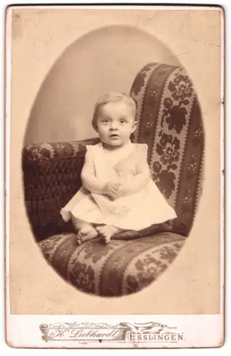 Fotografie K. Liebhardt, Esslingen, Im Palmschen Bau, Porträt eines kleinen Kindes