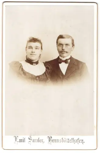 Fotografie Emil Sander, Brunsbüttelhafen, Paarporträt