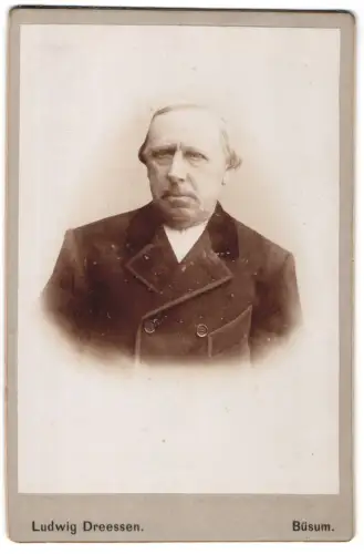 Fotografie Ludwig Dreessen, Büsum, Porträt eines Mannes