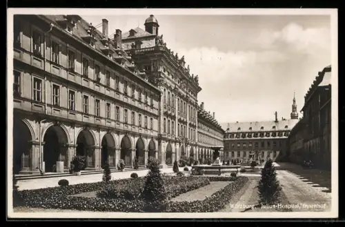 AK Würzburg, Julius-Hospital, Innenhof