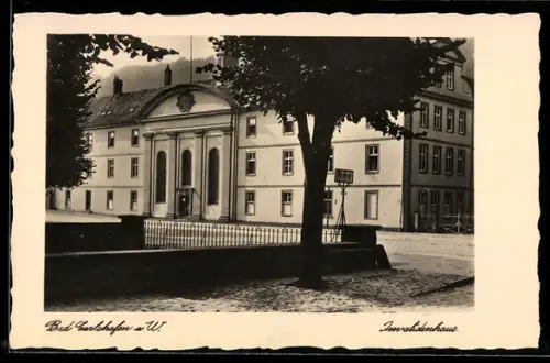 AK Bad Carlshafen a. W., Am Invalidenhaus