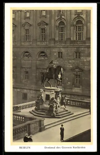 AK Berlin, Denkmal des Grossen Kurfürsten auf der Museumsinsel
