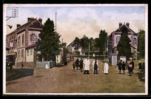 AK La Courtine, Entrée du Camp