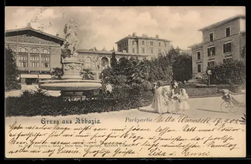 AK Abbazia, Parkpartie