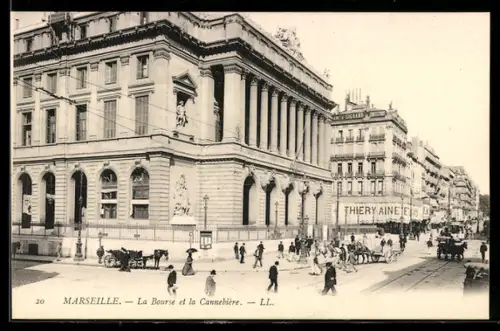 AK Marseille, La Bourse et la Cannebière